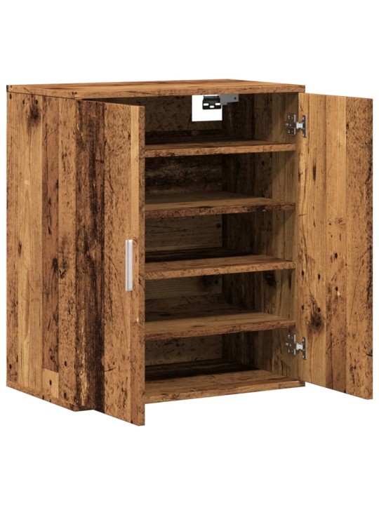 Botník old wood 60 x 35 x 70 cm kompozitní dřevo