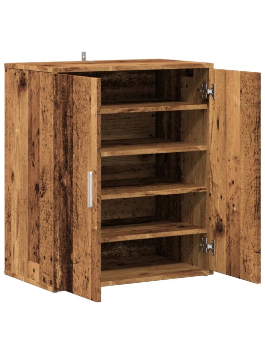 Botník old wood 60 x 35 x 70 cm kompozitní dřevo