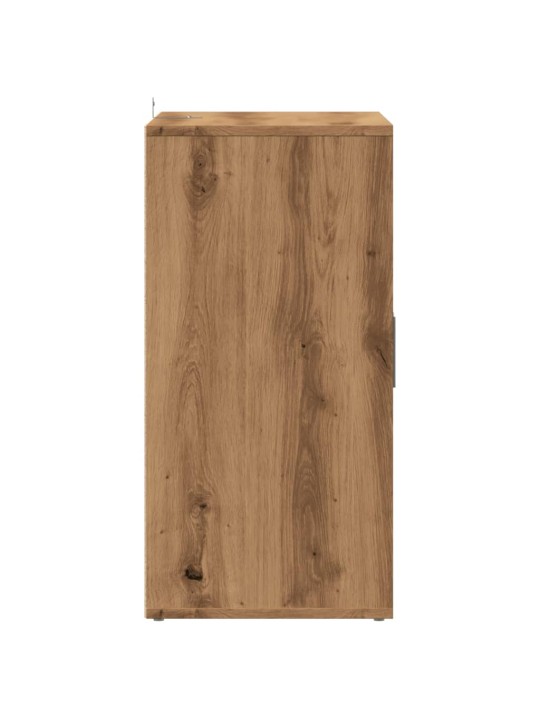 Botník dub artisan 60 x 35 x 70 cm kompozitní dřevo
