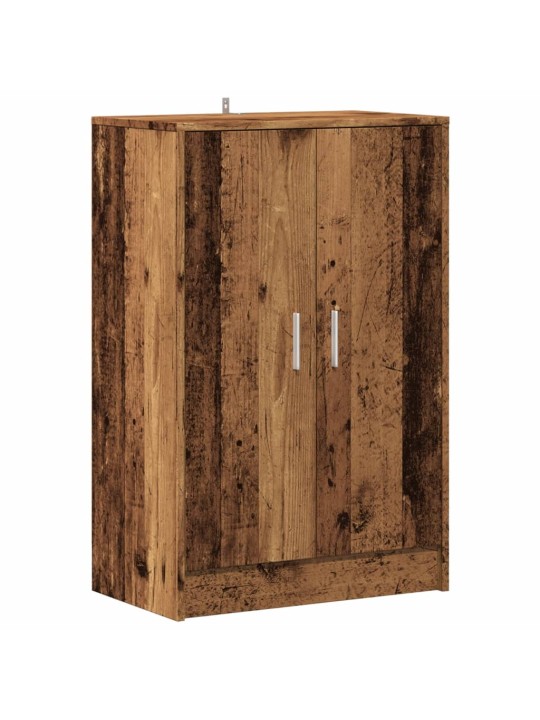 Botník old wood 60 x 35 x 92 cm kompozitní dřevo