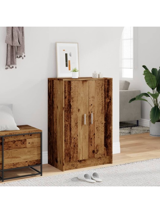 Botník old wood 60 x 35 x 92 cm kompozitní dřevo