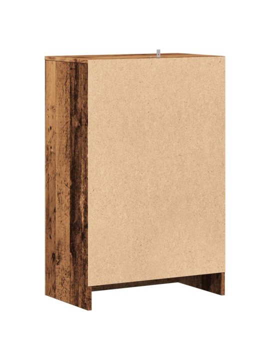 Botník old wood 60 x 35 x 92 cm kompozitní dřevo