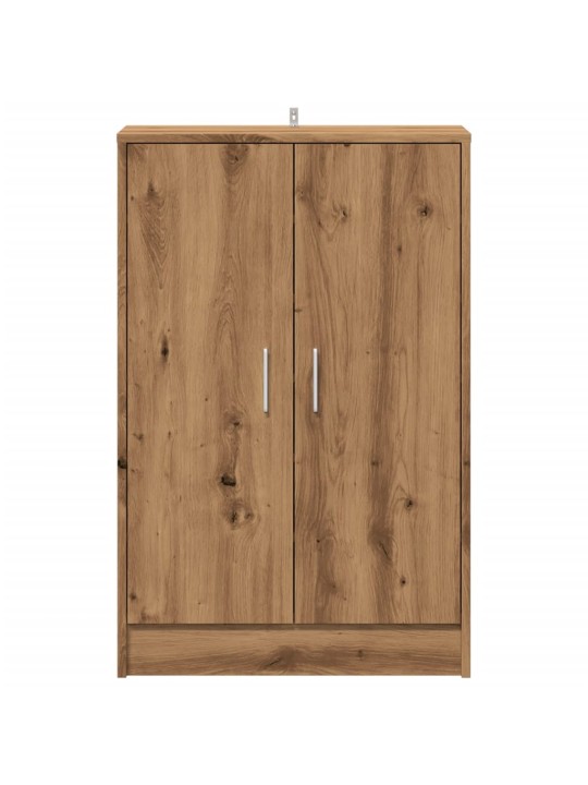 Botník dub artisan 60 x 35 x 92 cm kompozitní dřevo