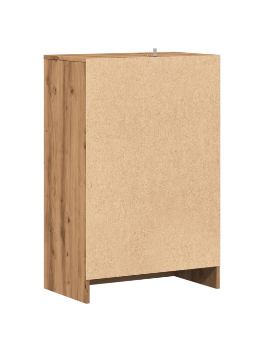 Botník dub artisan 60 x 35 x 92 cm kompozitní dřevo