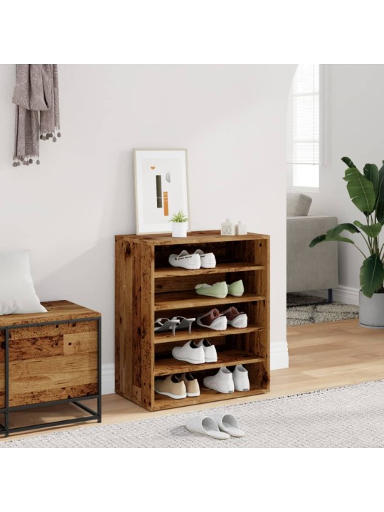 Botník old wood 60 x 35 x 70 cm kompozitní dřevo