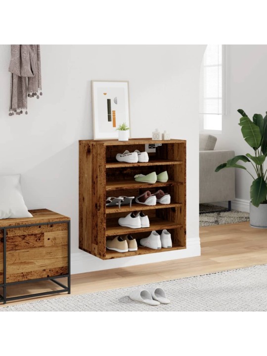 Botník old wood 60 x 35 x 70 cm kompozitní dřevo