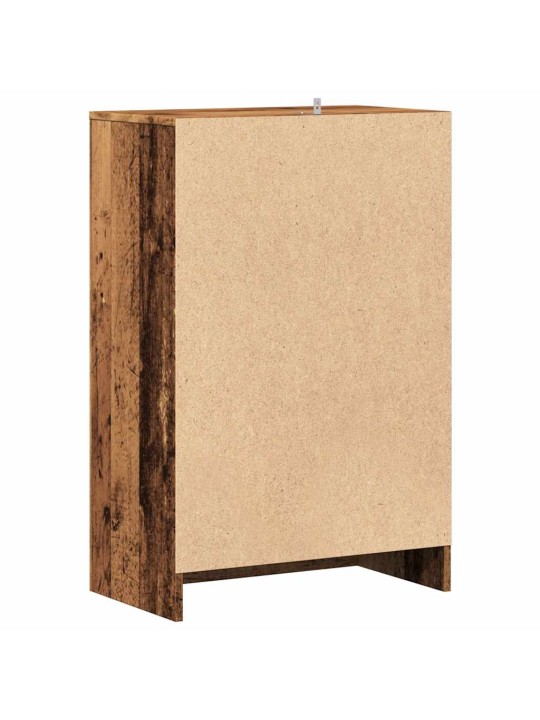 Botník old wood 60 x 35 x 92 cm kompozitní dřevo