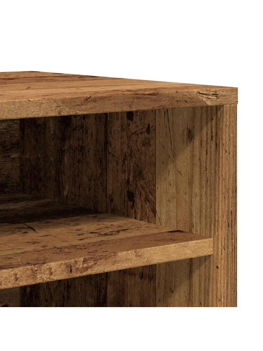 Botník old wood 60 x 35 x 92 cm kompozitní dřevo