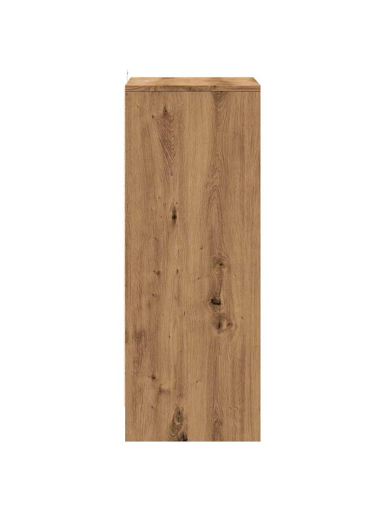 Botník dub artisan 60 x 35 x 92 cm kompozitní dřevo