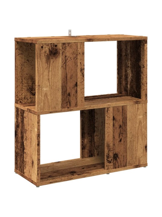 Knihovna old wood 60 x 24 x 63 cm kompozitní dřevo