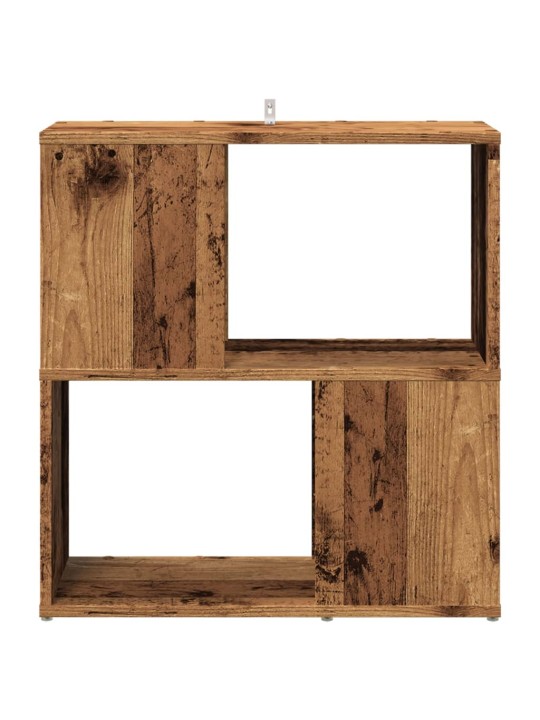 Knihovna old wood 60 x 24 x 63 cm kompozitní dřevo