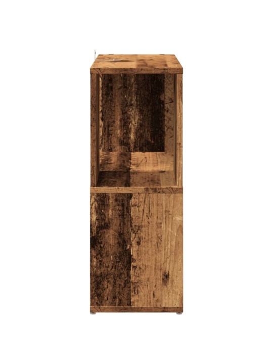 Knihovna old wood 60 x 24 x 63 cm kompozitní dřevo