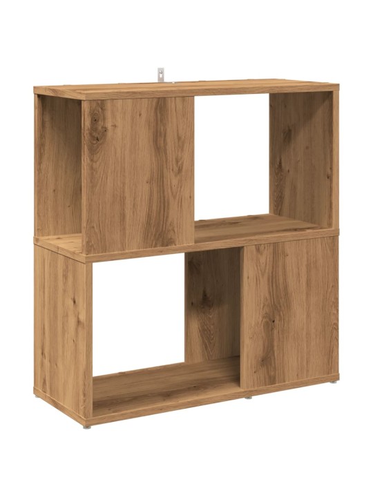 Knihovna dub artisan 60 x 24 x 63 cm kompozitní dřevo