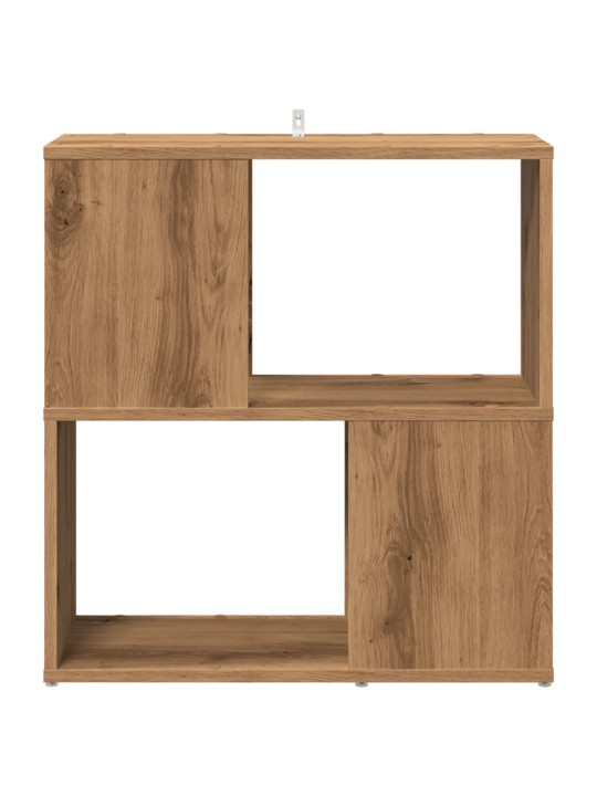 Knihovna dub artisan 60 x 24 x 63 cm kompozitní dřevo