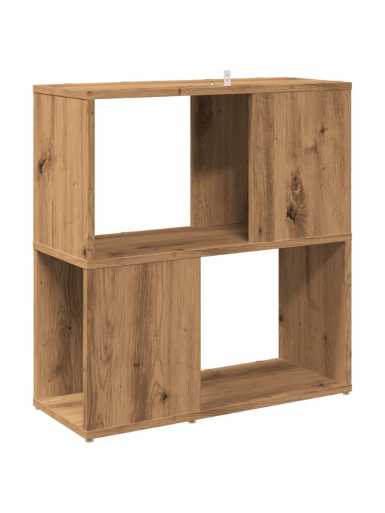 Knihovna dub artisan 60 x 24 x 63 cm kompozitní dřevo