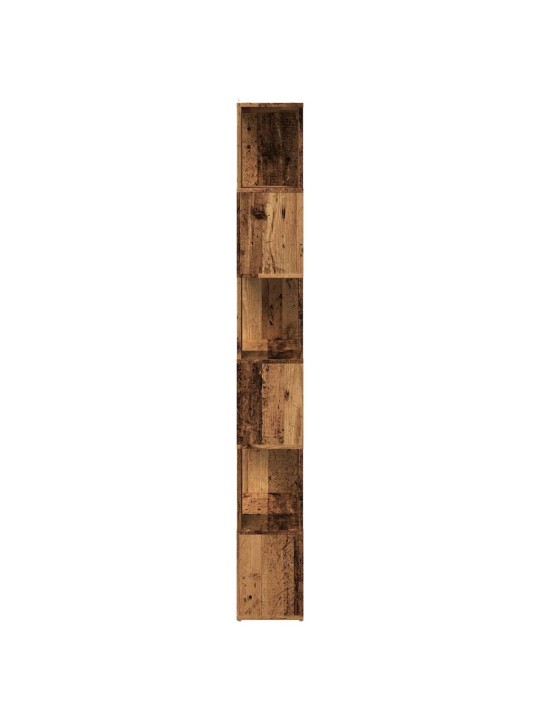 Knihovna / dělicí stěna old wood 60 x 24 x 186 cm