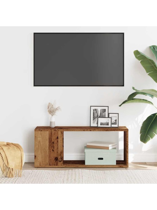 Tv stolek old wood 80x24x32 cm kompozitní dřevo
