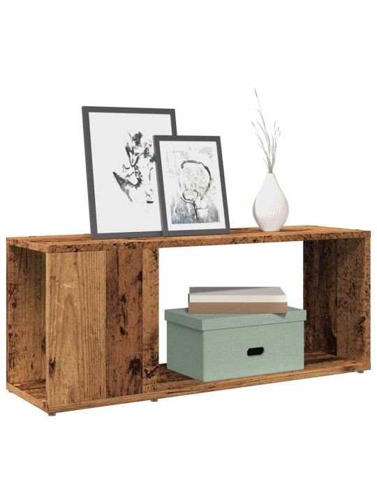Tv stolek old wood 80x24x32 cm kompozitní dřevo