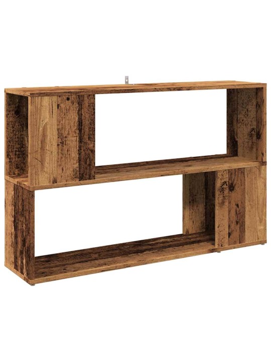 Knihovna old wood 100 x 24 x 63 cm kompozitní dřevo