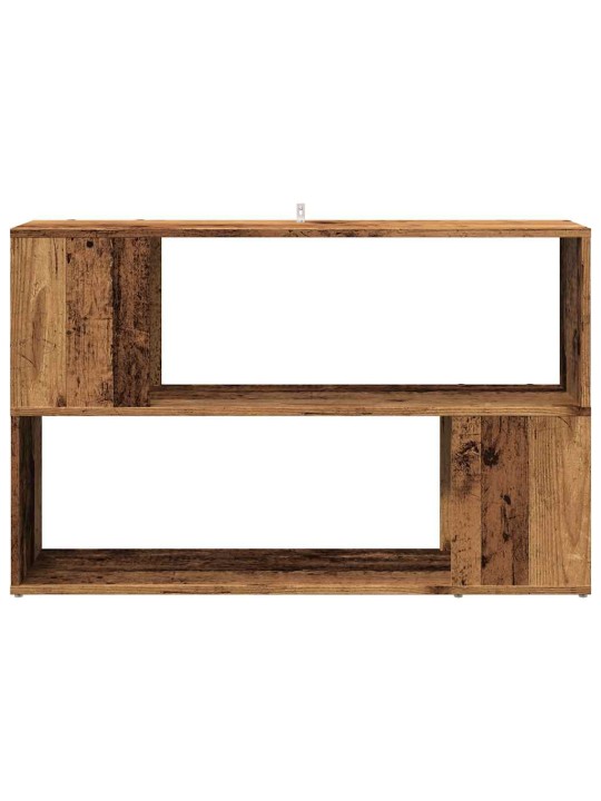 Knihovna old wood 100 x 24 x 63 cm kompozitní dřevo