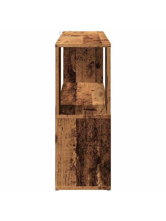 Knihovna old wood 100 x 24 x 63 cm kompozitní dřevo