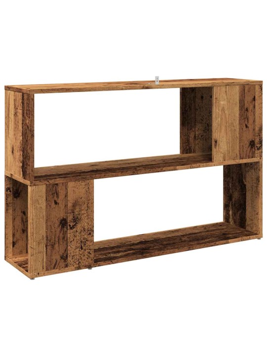 Knihovna old wood 100 x 24 x 63 cm kompozitní dřevo