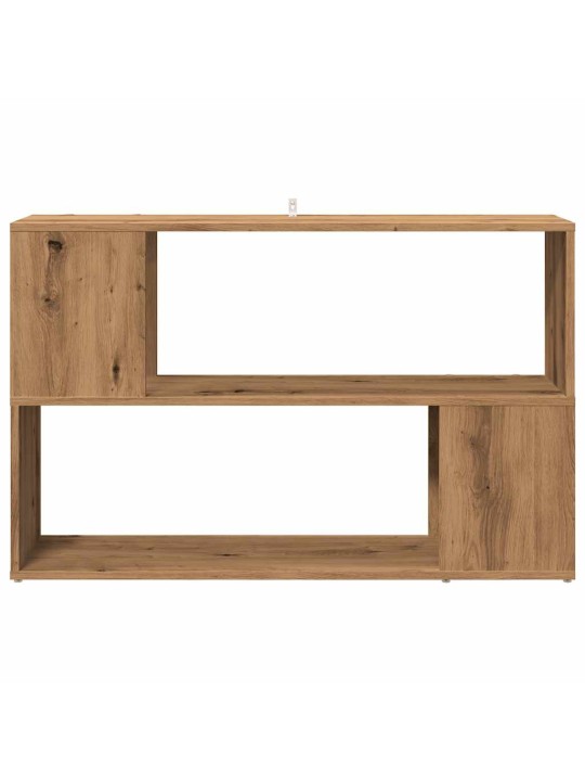 Knihovna dub artisan 100 x 24 x 63 cm kompozitní dřevo