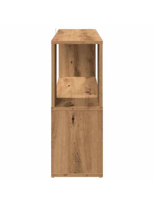Knihovna dub artisan 100 x 24 x 63 cm kompozitní dřevo