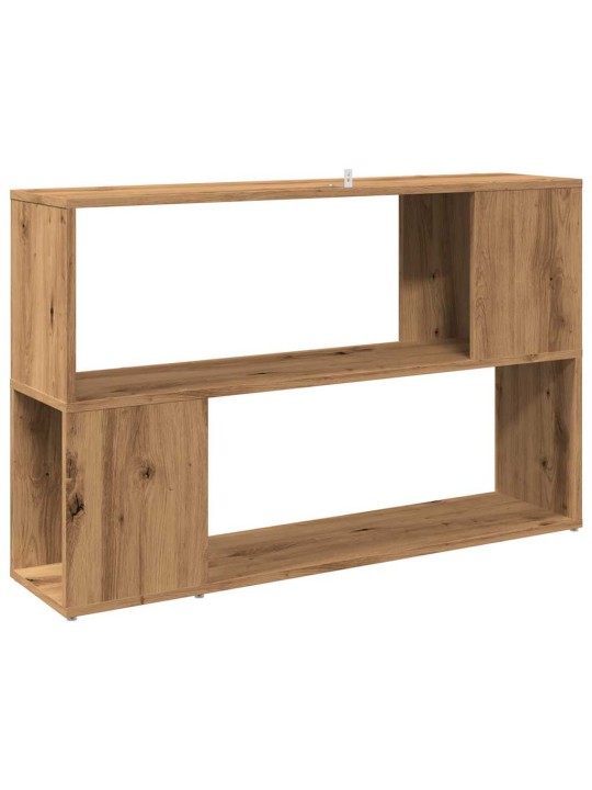 Knihovna dub artisan 100 x 24 x 63 cm kompozitní dřevo