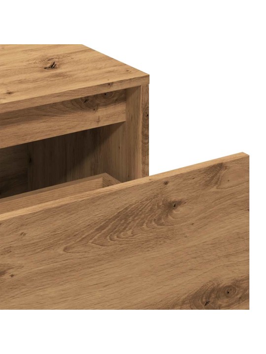 Lavice do předsíně 80 x 40 x 45 cm dub artisan dřevotříska