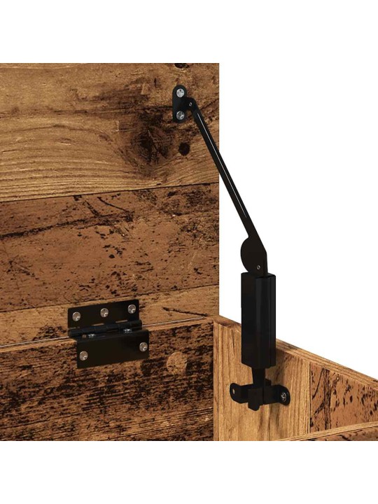 Lavice s botníkem old wood 60 x 30 x 45 cm kompozitní dřevo