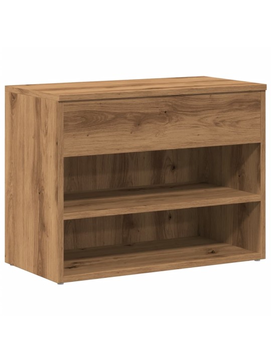 Lavice s botníkem dub artisan 60 x 30 x 45 cm kompozitní dřevo