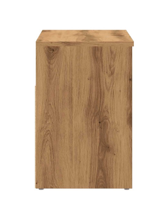 Lavice s botníkem dub artisan 60 x 30 x 45 cm kompozitní dřevo