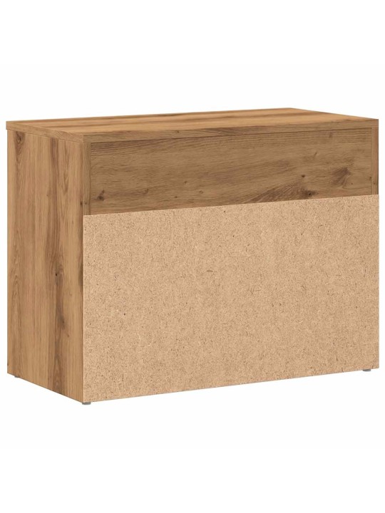 Lavice s botníkem dub artisan 60 x 30 x 45 cm kompozitní dřevo