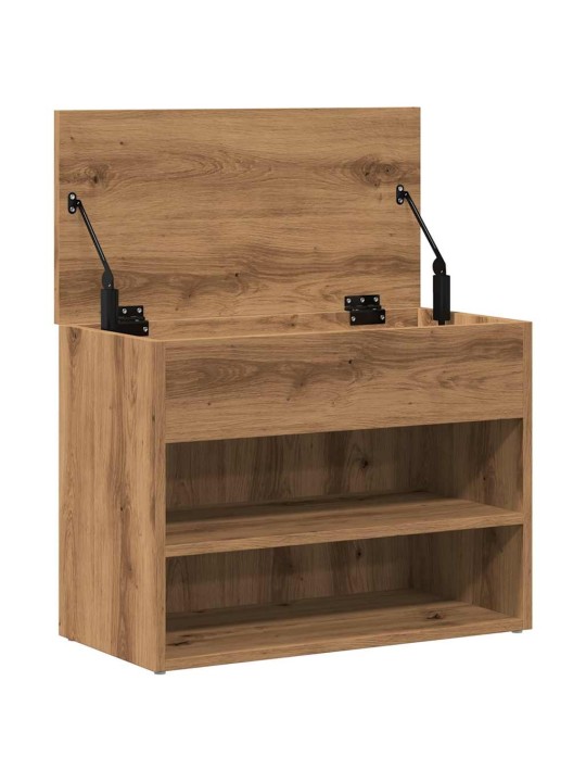 Lavice s botníkem dub artisan 60 x 30 x 45 cm kompozitní dřevo