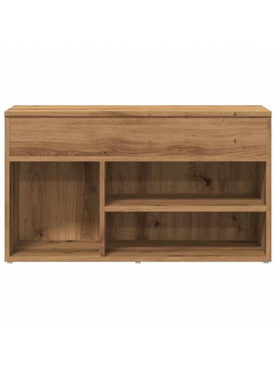 Lavice s botníkem dub artisan 80 x 30 x 45 cm kompozitní dřevo