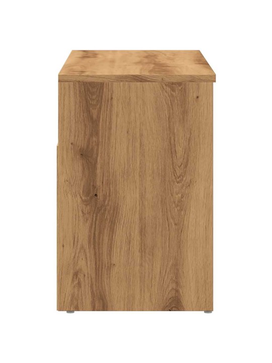 Lavice s botníkem dub artisan 80 x 30 x 45 cm kompozitní dřevo