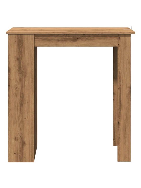 Barový stůl s regálem dub artisan 102 x 50 x 103,5 cm kompozit
