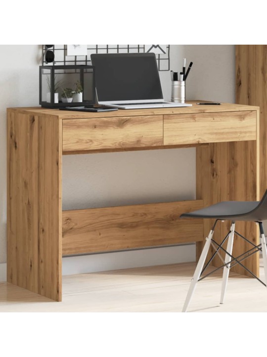 Psací stůl dub artisan 101 x 50 x 76,5 cm kompozitní dřevo