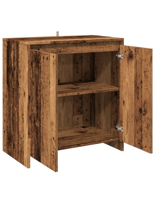 Příborník old wood 70 x 41 x 75 cm kompozitní dřevo