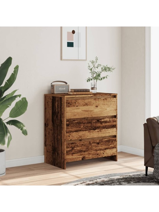 Příborník old wood 70 x 41 x 75 cm kompozitní dřevo