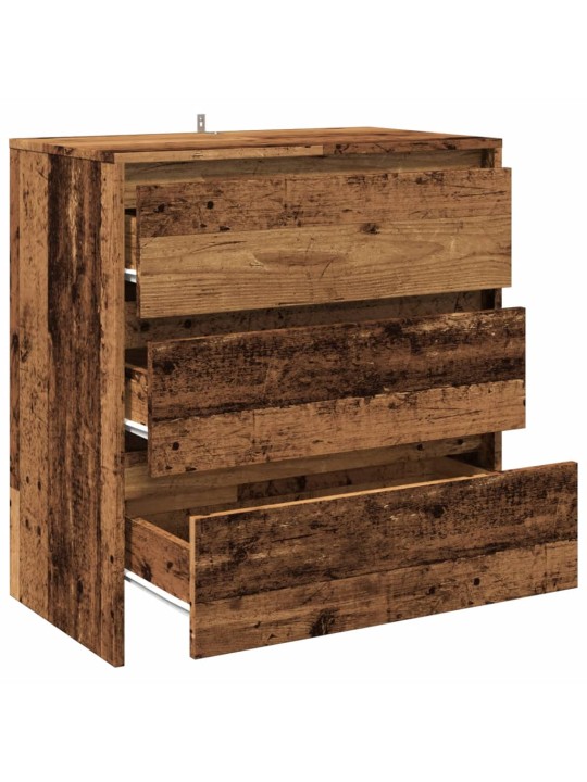 Příborník old wood 70 x 41 x 75 cm kompozitní dřevo