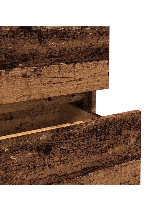 Příborník old wood 70 x 41 x 75 cm kompozitní dřevo