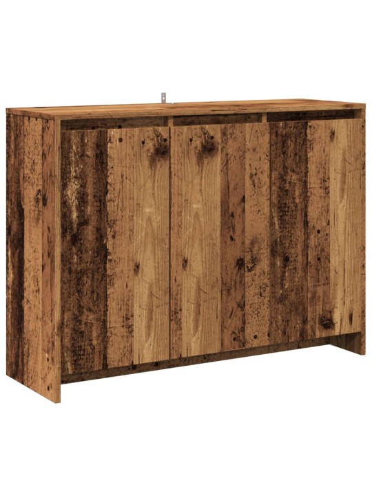 Příborník old wood 102 x 33 x 75 cm kompozitní dřevo