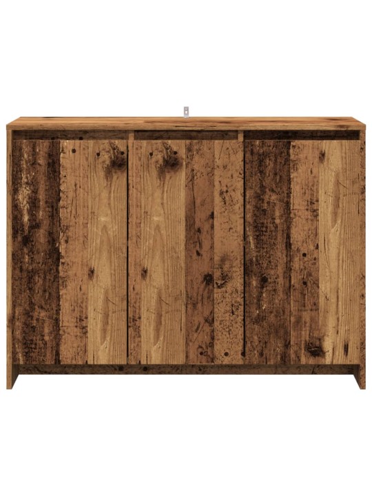Příborník old wood 102 x 33 x 75 cm kompozitní dřevo