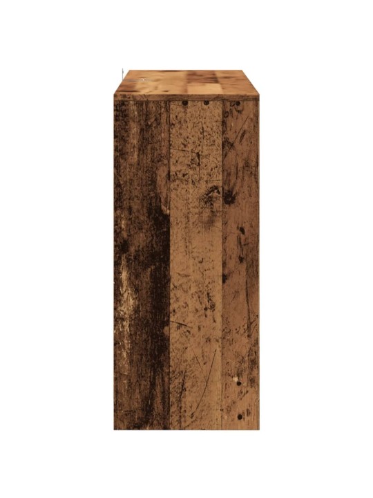 Příborník old wood 102 x 33 x 75 cm kompozitní dřevo