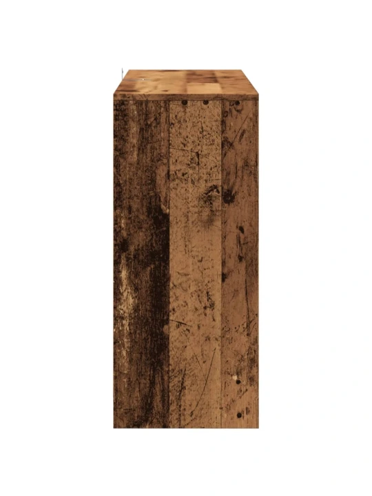 Příborník old wood 102 x 33 x 75 cm kompozitní dřevo