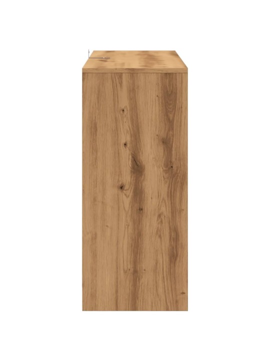 Příborník dub artisan 102 x 33 x 75 cm kompozitní dřevo