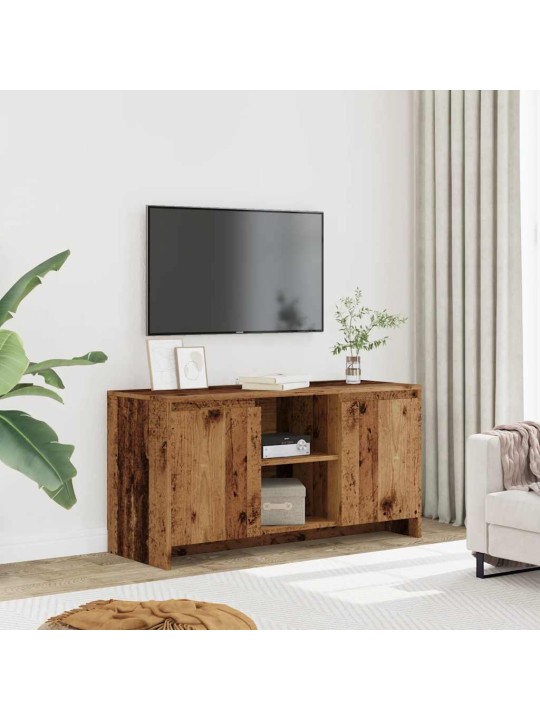 Tv skříňka old wood 102 x 37,5 x 52,5 cm kompozitní dřevo