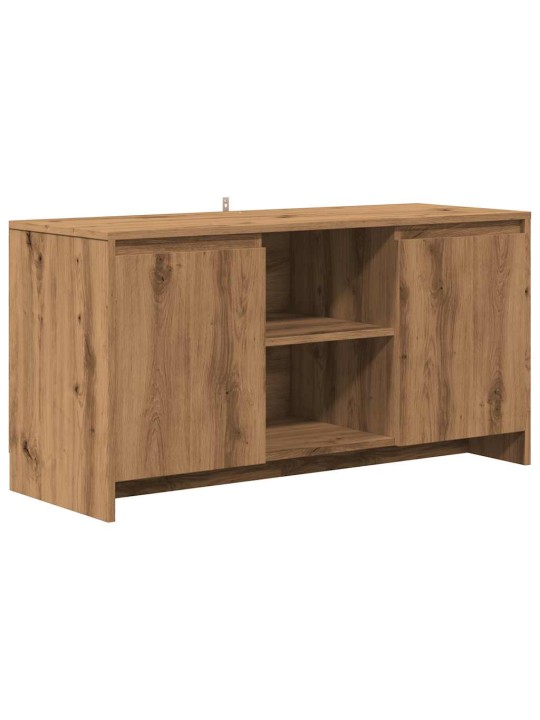 Tv skříňka dub artisan 102 x 37,5 x 52,5 cm kompozitní dřevo
